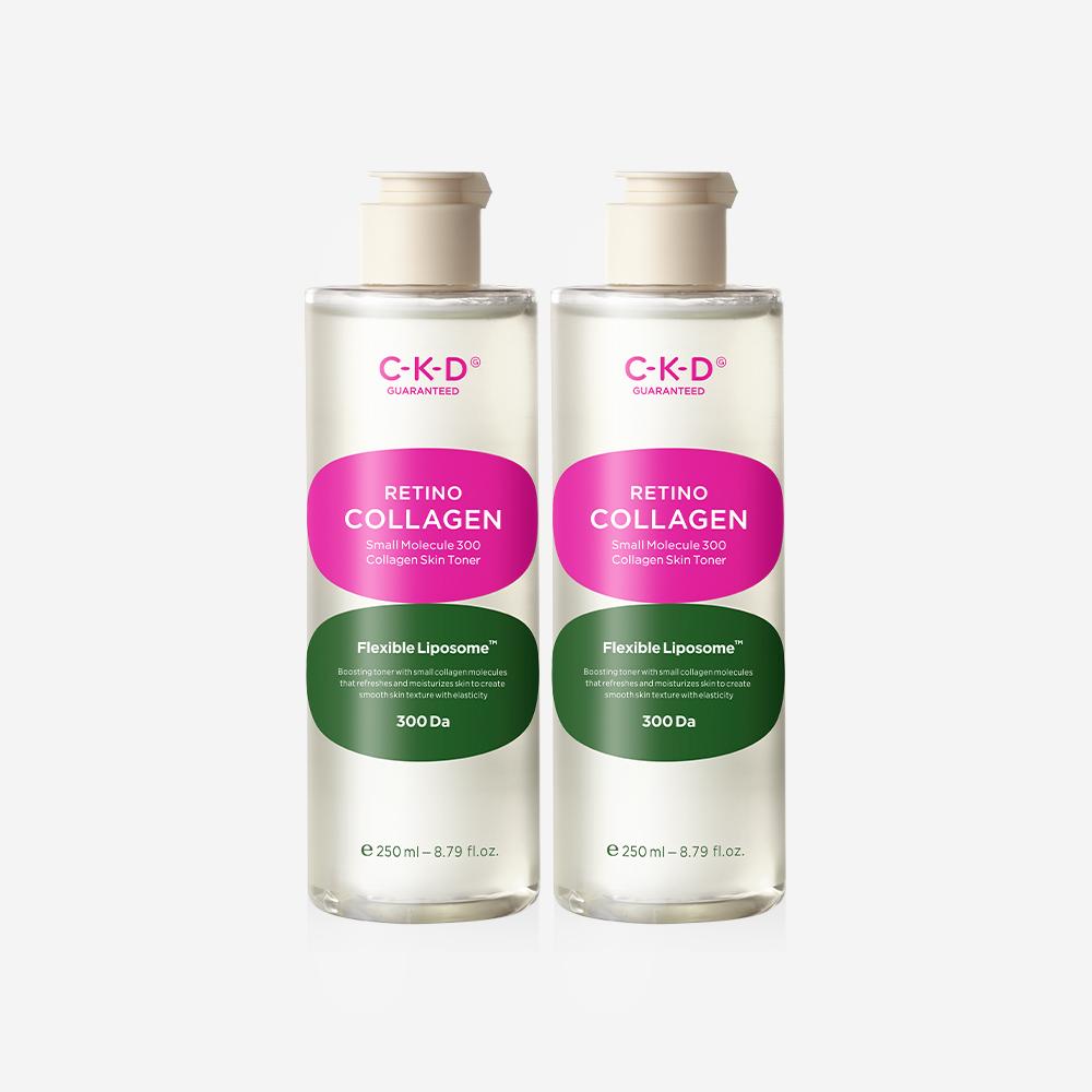 CKD Retino Collagen Low Molecular Weight 300 Collagen Texture Toner 250ml 2 Pieces