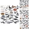 Piece 30 Realistic Ocean Animal Model Set With Whale Penguin Turtle Octopus And More