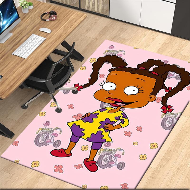 Rugrats Printed Carpet, for Office Chair Living Room Bedroom Kitchen Room Decor Gifts.