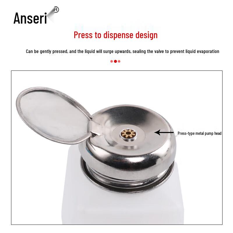 Ansai Rui Industrial Press Pump Solvent Dispenser Bottle, 250ml