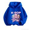 Fresh Style Kpop Anime Hoodie Children Spring Autumn Long Sleeve Hooded Sweatshirt Cute Print Casual Streetwear Outfit