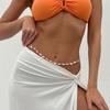 Acrylic Starfish Shell Waist Chain Soft Pottery Rice Beads Belly Chain Bohemian Body Chain  Girls