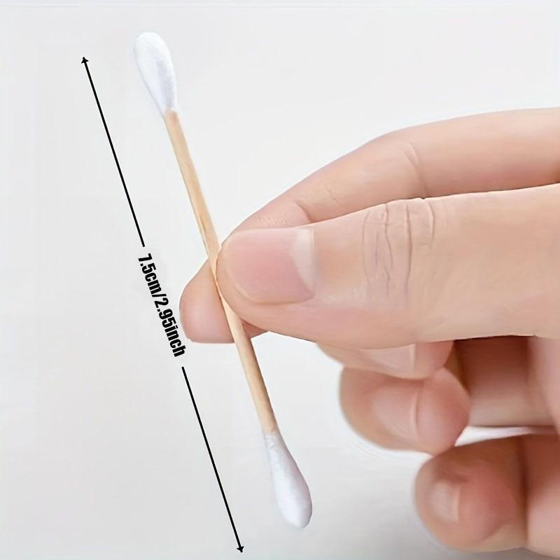 100Pcs Colored Cotton Double Head Spiral Cotton Swab,Beautiful and Easy To Use, Used for Daily Cleaning Care, and Makeup Removal