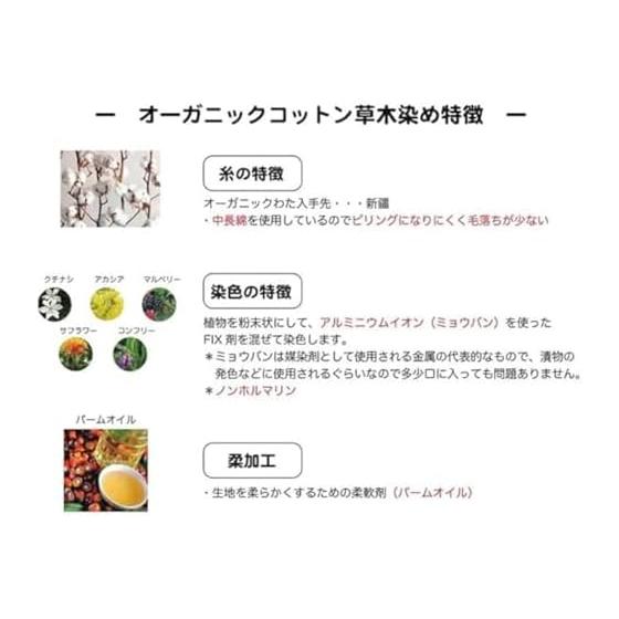 [POCKE] Pocke 50-60 60-70 Organic Cotton Newborn Underwear Set of 3 (Combined Underwear 3 Pieces / Vegetable Dyed) Made in Japan Skin-Friendly Baby