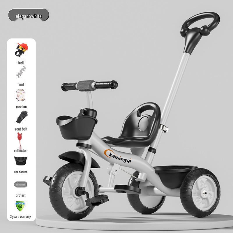 Children's Tricycle & Stroller: Infant Toddler Pedal and Walker