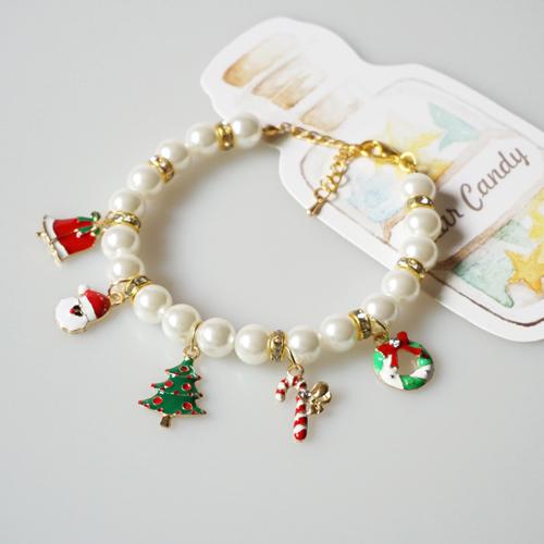 

Imitation Pearl Cute Dog Necklace Pet Collar Accessories Jewelry Neck Chain For Small Dogs Large Dog Cats 6 Types 35cm-40cm