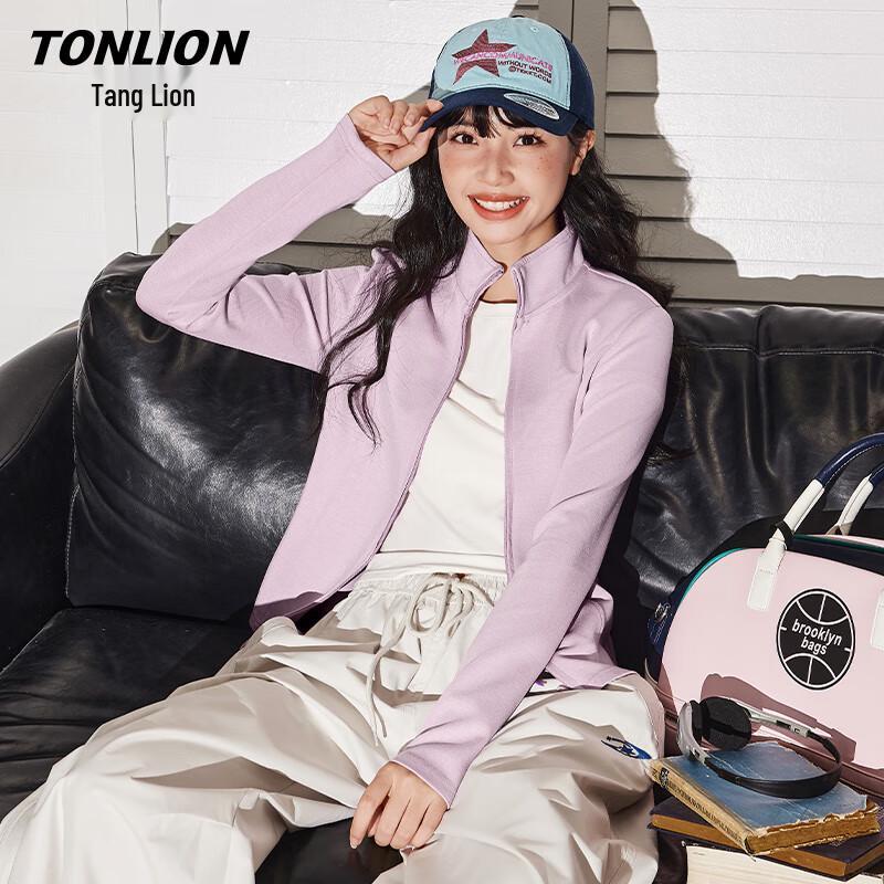 TonLion Women's Air Layer Stand-Up Collar Jacket