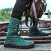 Anvas Pánské boty Jarní móda Pánská ležérní obuv Do půli lýtek Pánské boty Šněrovací Pohodlné Pánské tenisky