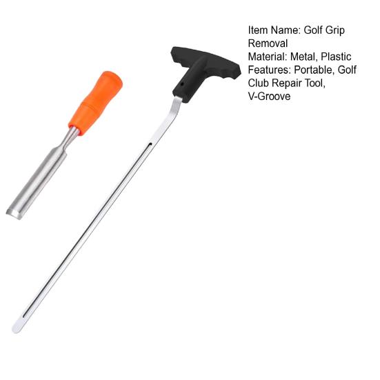 Golf Grip Removal Tool And Grip Tape Remover V-Groove Grip Remover Saver
