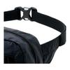 MONTBELL 2.5L Solid Nylon Polyurethane Belt Bag Medium Unisex Couple Black