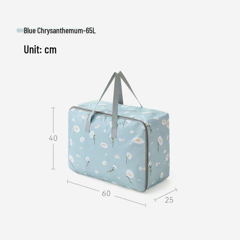 Gänseblümchen-Steppdecke Große Aufbewahrungs- und Organizer-Tasche für Kleidung und Gepäck