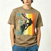 Best Awesome Cool Vintage Retro Rock Climbing Mountain Climber Funny Graphic TShirt Unisex Unisex Cotton Summer Streetwear Gift