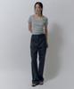Lugkaeseuteu Melanie Layered Skirt Pants_Charcoal