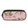 Pencil Case Durable PU Leather with Internal Divider Pocket for Portable Stationery Storage for School Work Travel