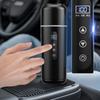 500ml Insulated Car Kettle with LCD Display Electric Travel Mug for Hot Beverages While Traveling In Cars and Trucks
