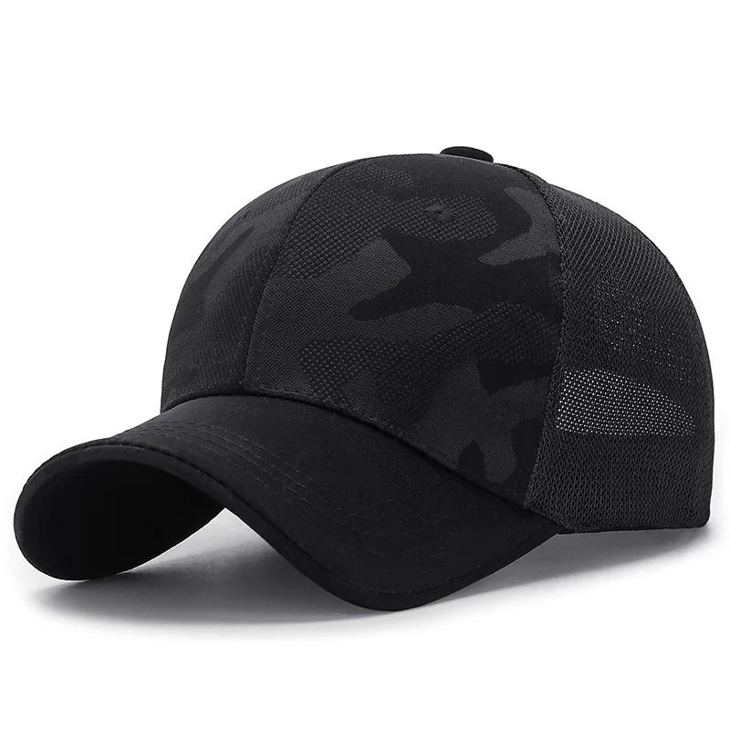 New Unisex Camouflage Baseball Cap Fashion Men Breathable Adjustable Sun Hat Outdoor Hunting Snapback Caps Casual Trucker Hats
