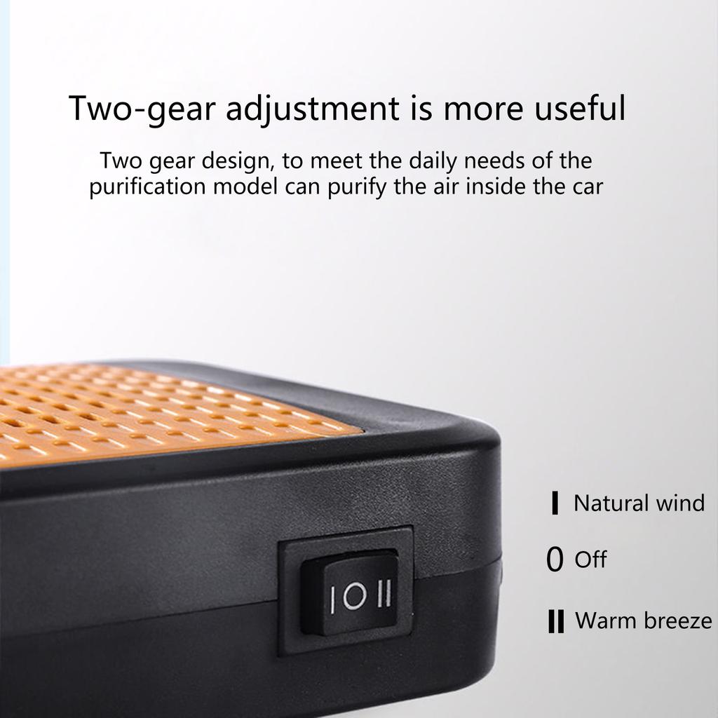 12V 200W Portable Car Heater Rapid Heating Dryer Windshield Defroster Hot Fan Warmer Air Blower Electric Window Demister