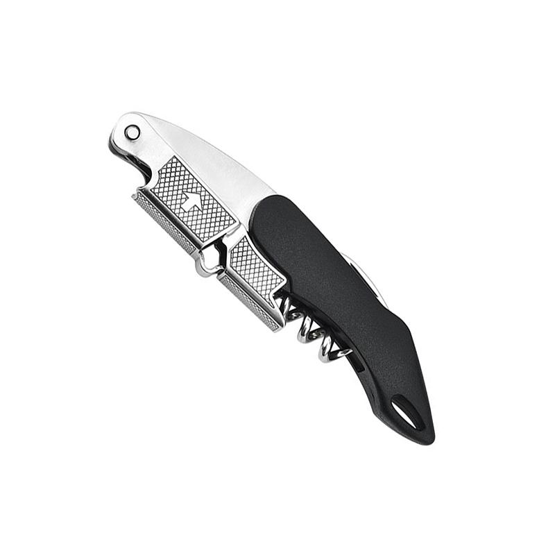 Wine Opener Professional Waiters Corkscrew, Custom Personalized LOGO Bottle Opener with Foil Cutter Wedding Gifts For Guests
