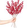 Artificial Berry Bouquet Christmas Decoration Fake Plant for Home Decor Xmas Tree Navidad New Year 2026 Ornaments Vase Accessory