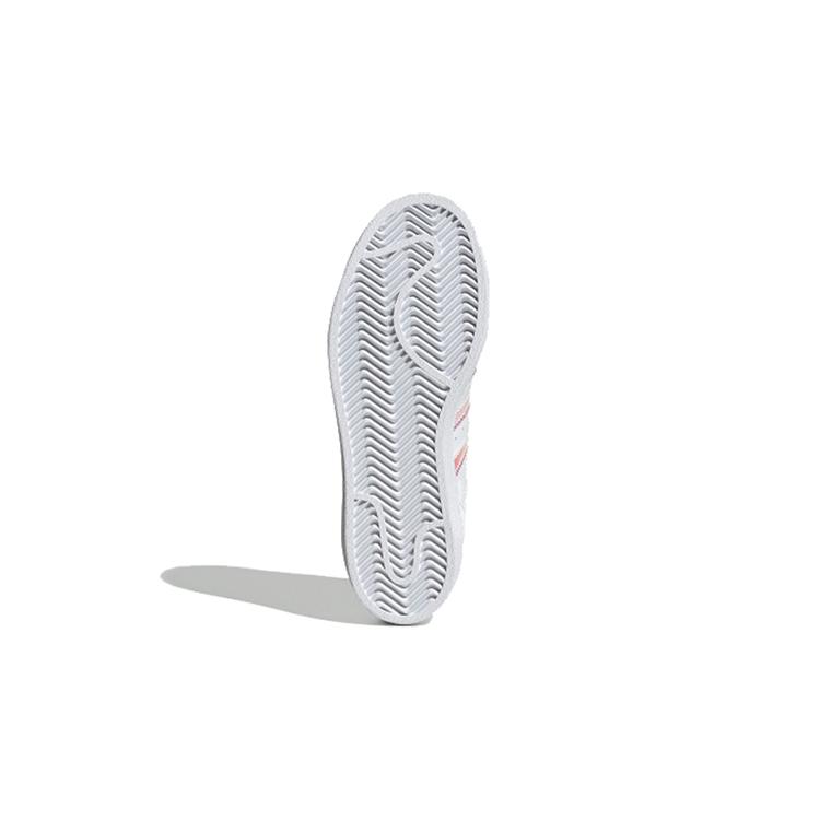 adidas Superstar J 'White Iridescent' (Unisex) Cloud White / Cloud White / Cloud White Kids' Skateboarding Shoes FV3139