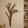 Bauernhaus Stil Kahler Baum Vögel Wandbehang Kunst Kahler Ast Zwei Vögel Silhouette Innenhof