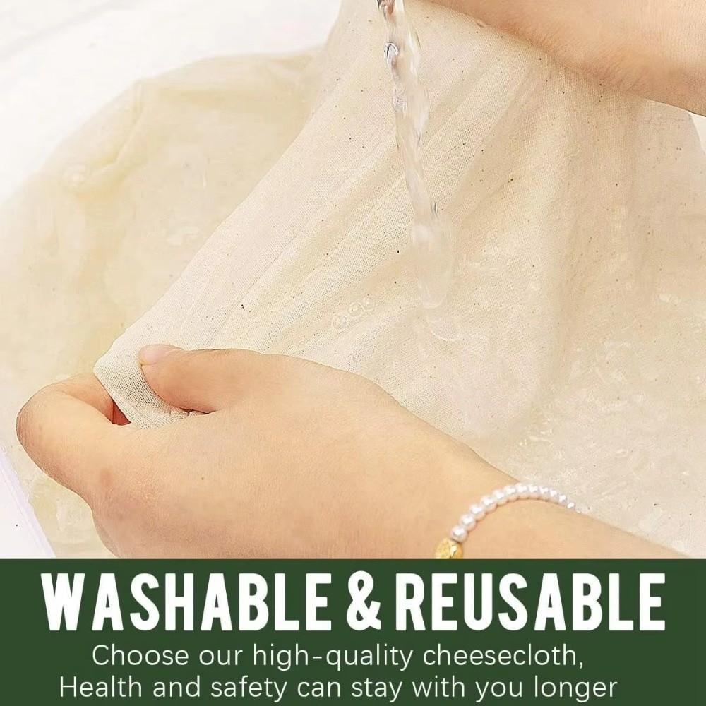 Reusable Reusable Cheesecloth Washable Cheese Making Cloth Food Filtering Cloth Soy Milk Filtering