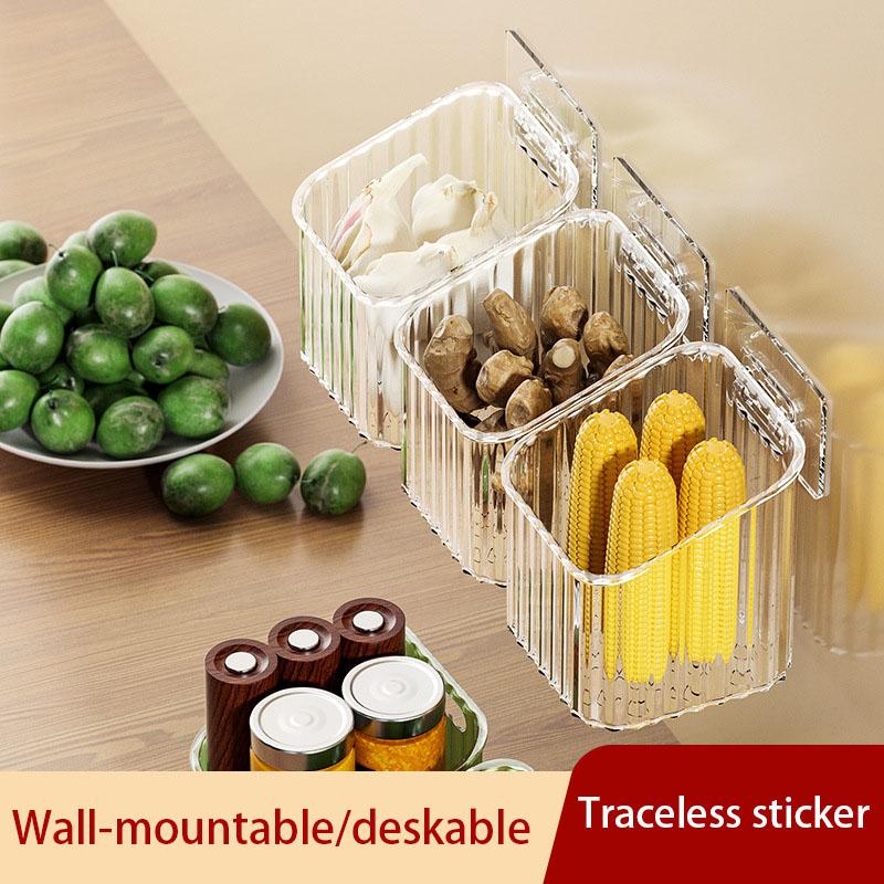 Storage Rack Kitchen Onion Ginger And Garlic Storage Basket Bathroom Hanging Basket Plastic Storage Basket Storage Shelf