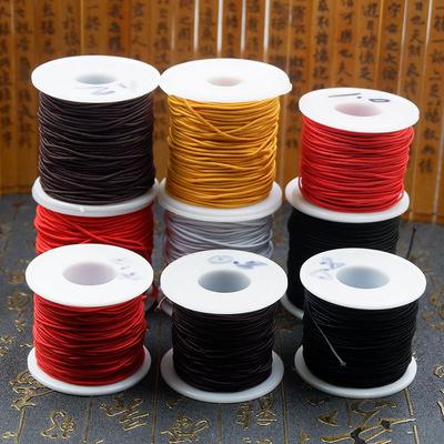 1Mm Core-Spun Elastic Line Elastic Line Beaded Elastic Line Diy Jewelry Accessories Multi-Color Optional