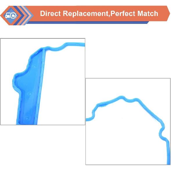 Engine Valve Cover Gasket Set Compatible With Buick Cadillac Chevy GMC Vehicle 2008-2017 Lacrosse Enclave, CTS XTS STS ATS, Impala Traverse Equinox