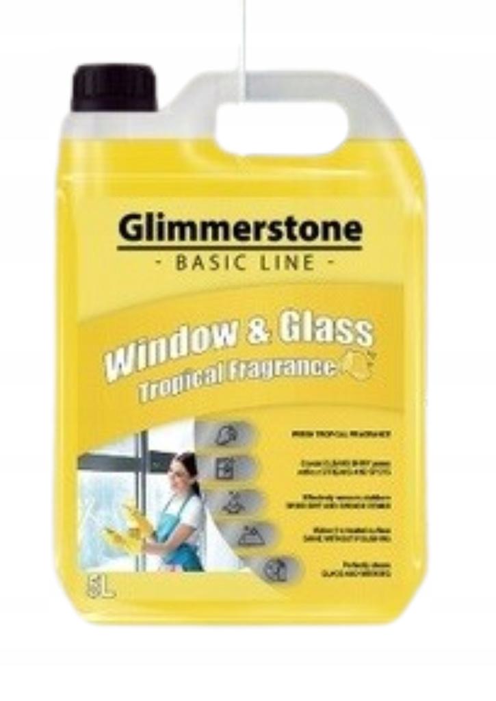 Liquid For Cleaning Windows, Shower Cabins And Mirrors Without Streaks And Smudges 5L