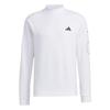 Golf Golf Polo Shirt Wording Graphic Mock Neck Long Sleeve Shirt White Men's