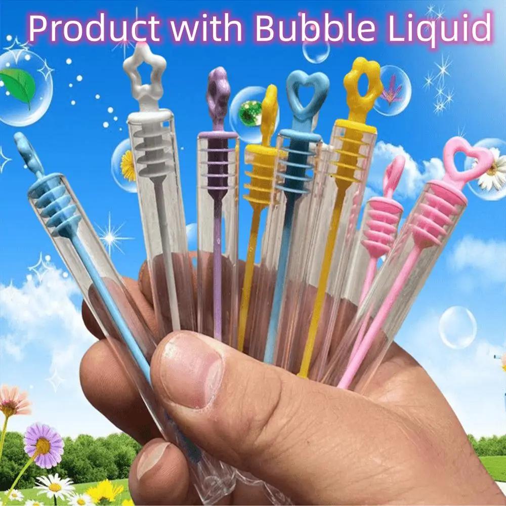 Mini Bubble Stick Unbreakable Bubble Water Children Bubble Blowing Toys Parent Child Game Outdoor Wedding Toys With Bubble Water