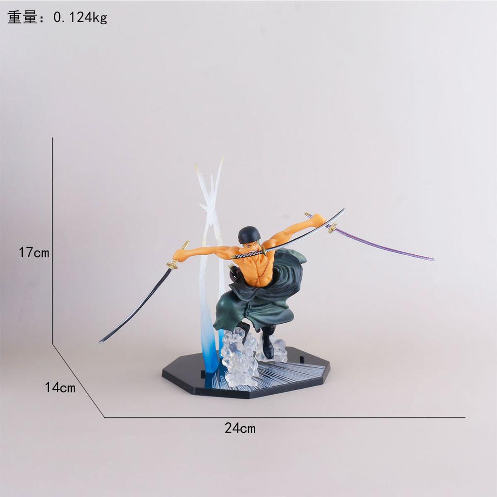 New One Piece Anime Figure Fire Fist Luffy Ace Sanji Battle Model Dolls PVC Sabo Action Figurine Zoro Ghost Three-Knife Toys