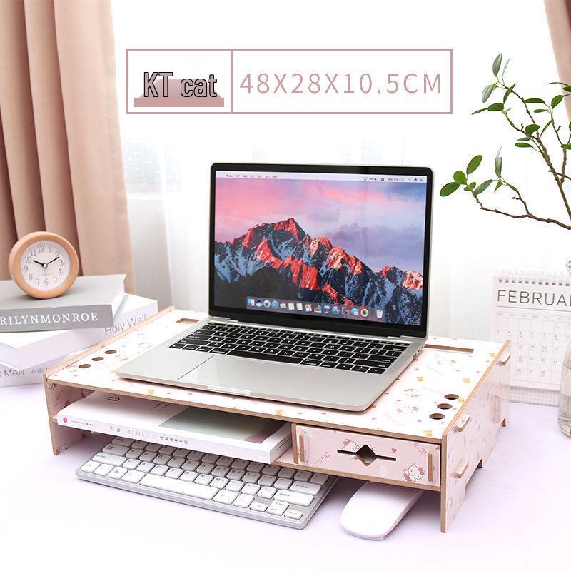 Ergonomic Laptop Cooling Stand with Storage