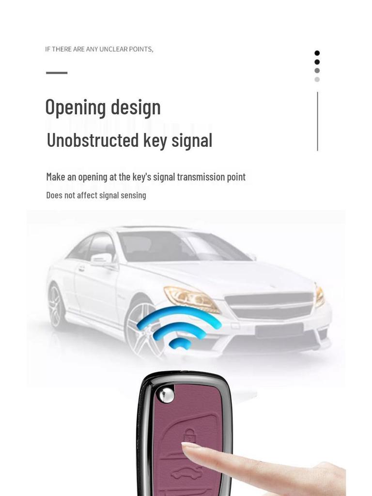 Modified Remote Blade Key Case for VVDI One-Key Start Car