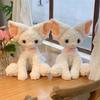40cm Curly Fur Simulation Plush Toy Cat Big Ears Super Soft Delicate Baby Comfort Pillow Cushion for Home Decoration Girl Gifts