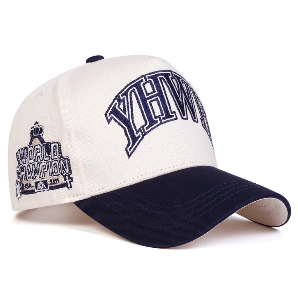 Baseball Stitching Stitched Embroidered Alphabet Yhwh Neutral Gender Women  Men For Caps Adjustable Casual Hats Spring And Autumn Outdoor Sunscreen