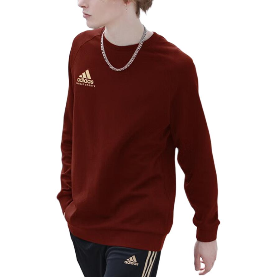 Adidas Sweatshirts Unisex Red Crew Neck Moderate Other ADICSTL06-RG