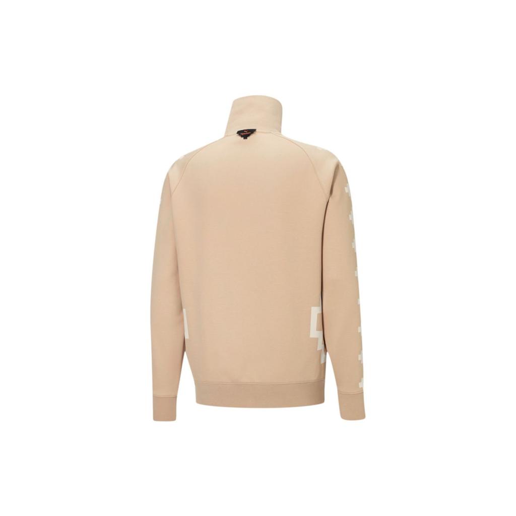 Puma X Pronounce Co-Branded Contrast Logo Casual Sport Knit Jacket Men Jackets Khaki 532141-20