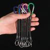 Gear Tool Anti-verloren Telefoon Sleutelhanger Camping Karabijnhaak Lente Elastisch Touw Draagbare Visserijkoorden