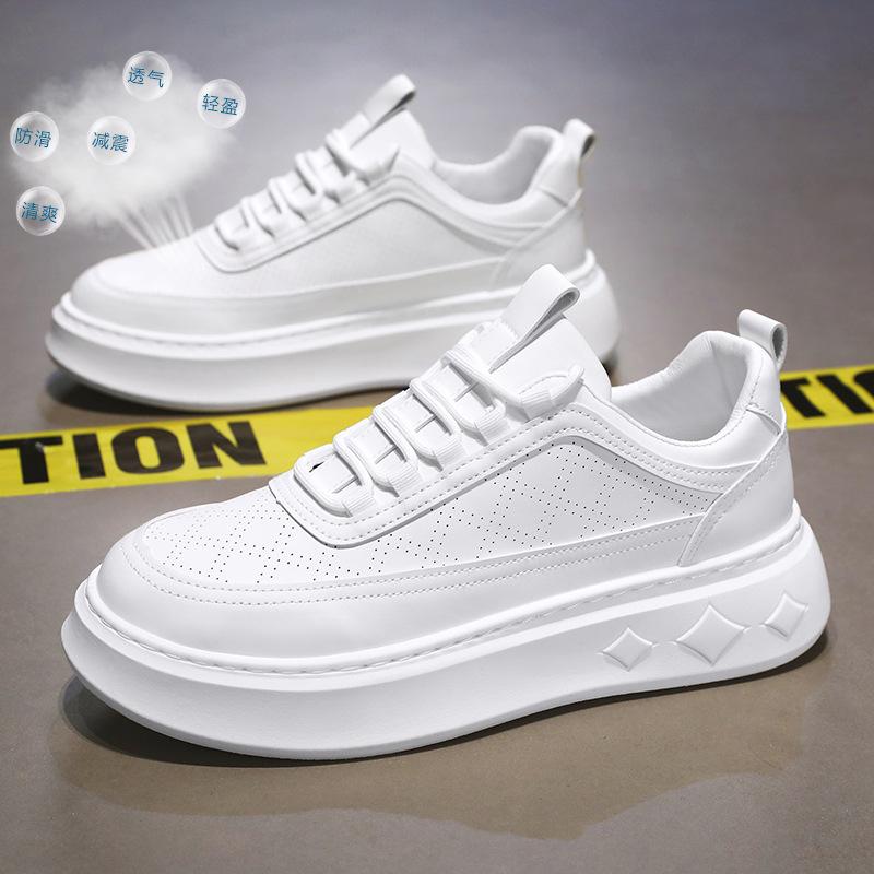 

Настраиваемая белая спортивная повседневная обувь Новая дышащая на толстой подошве Сделано на фабрике в Кита Весна Лето Осень Зима 39 белый