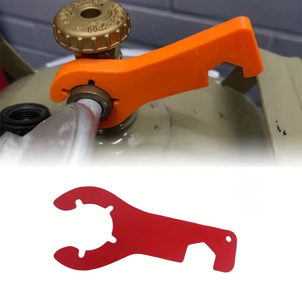 Multi-Functional Gas Bottle Wrench for Most Valves