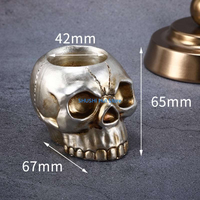 Fun Skull Holder Halloween Theme for Household, Birthday, Party, Wedding Funny Skull Celebration Household D57B
