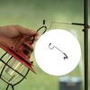 Light Stand Holder Hook Stainless Steels Poles Mount Hook Outdoor Lamp Poles Attachments Hanger Outdoor Camping Tool