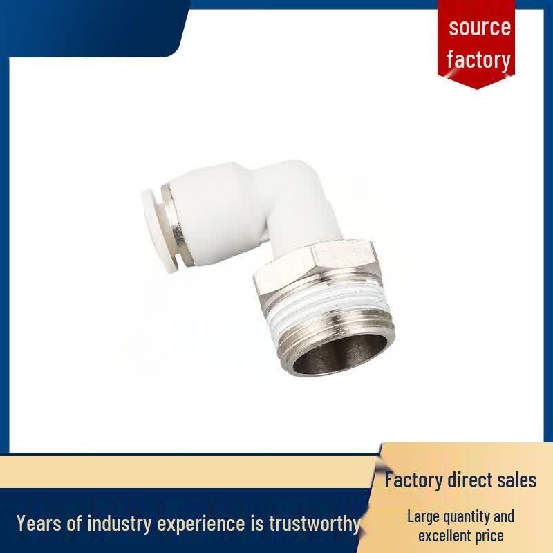 Lukun Pneumatic Quick Connect Threaded Elbow