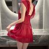 Sexy Deep V Lace Ladies Thin Perspective Lingerie Uniform