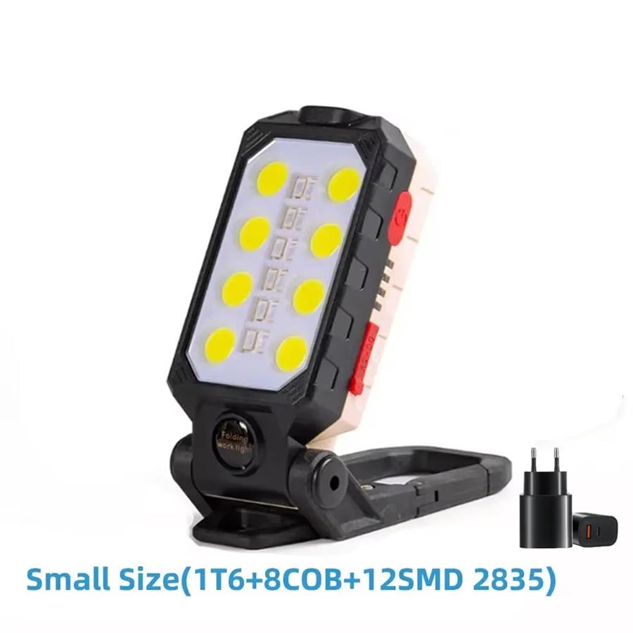 Portable High Bright Flashlight,Ultra-Long Endurance,Type-C,Magnetic,Hook,Multi-Lighting Modes,Outdoor,Work Maintenance,Camping