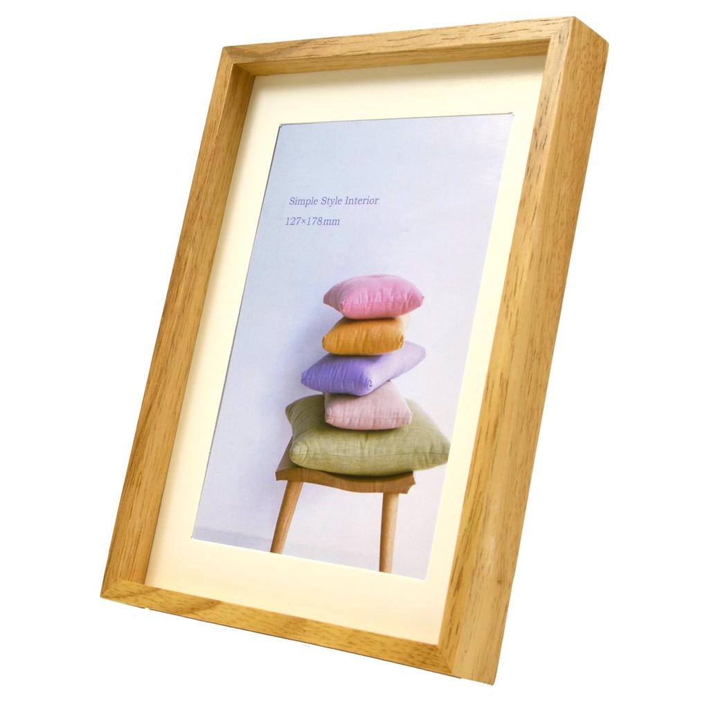 KING Photo Frame Wooden Frame 2L Natural 70165 JK101-2L-NT