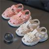 Girls' Sandals, Floral Open Toed Sandals, Fashionable, Simple and Versatile Style, Lightweight, Breathable, Thick Bottom, Teenagers' Slippers