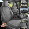 All-Season Suede Seat Covers for 2021-2026 Toyota Sienna Seats